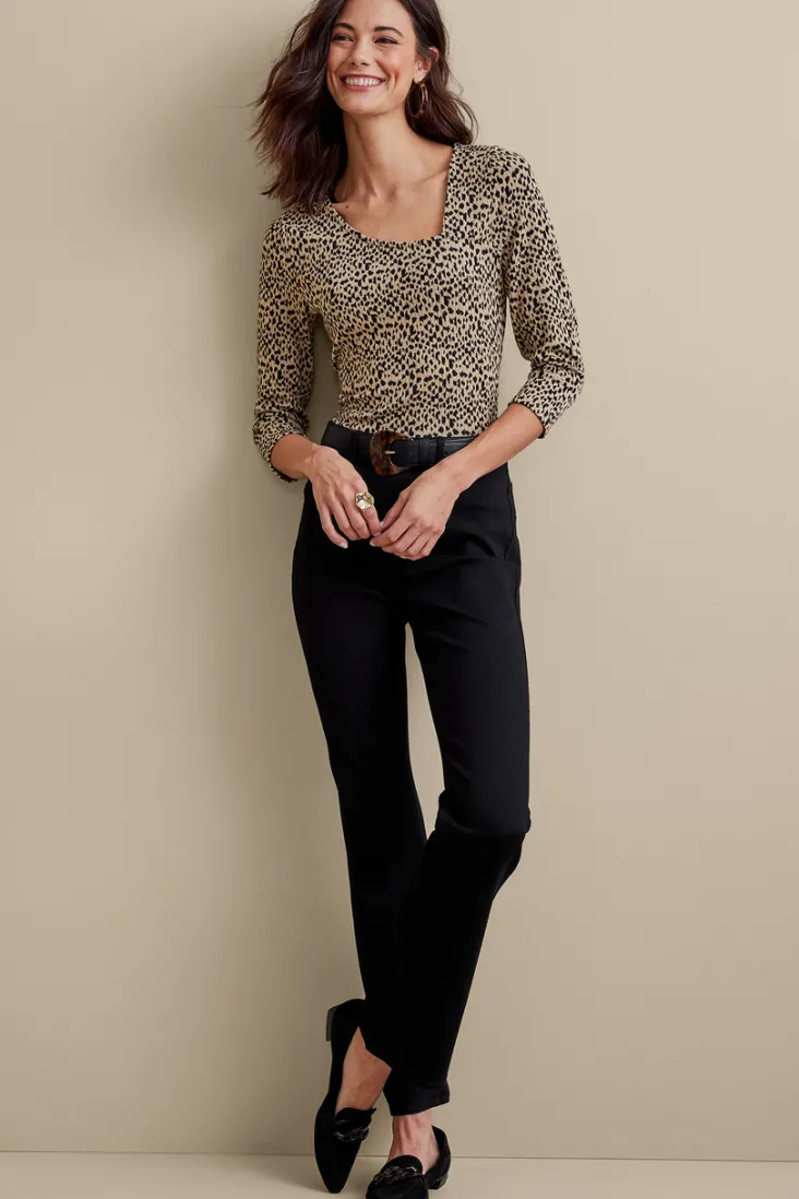 New Soft Surroundings Ultimate Denim Pull-On Bootcut Jeans