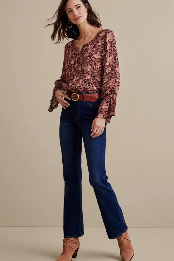 New Soft Surroundings Ultimate Denim Pull-On Bootcut Jeans
