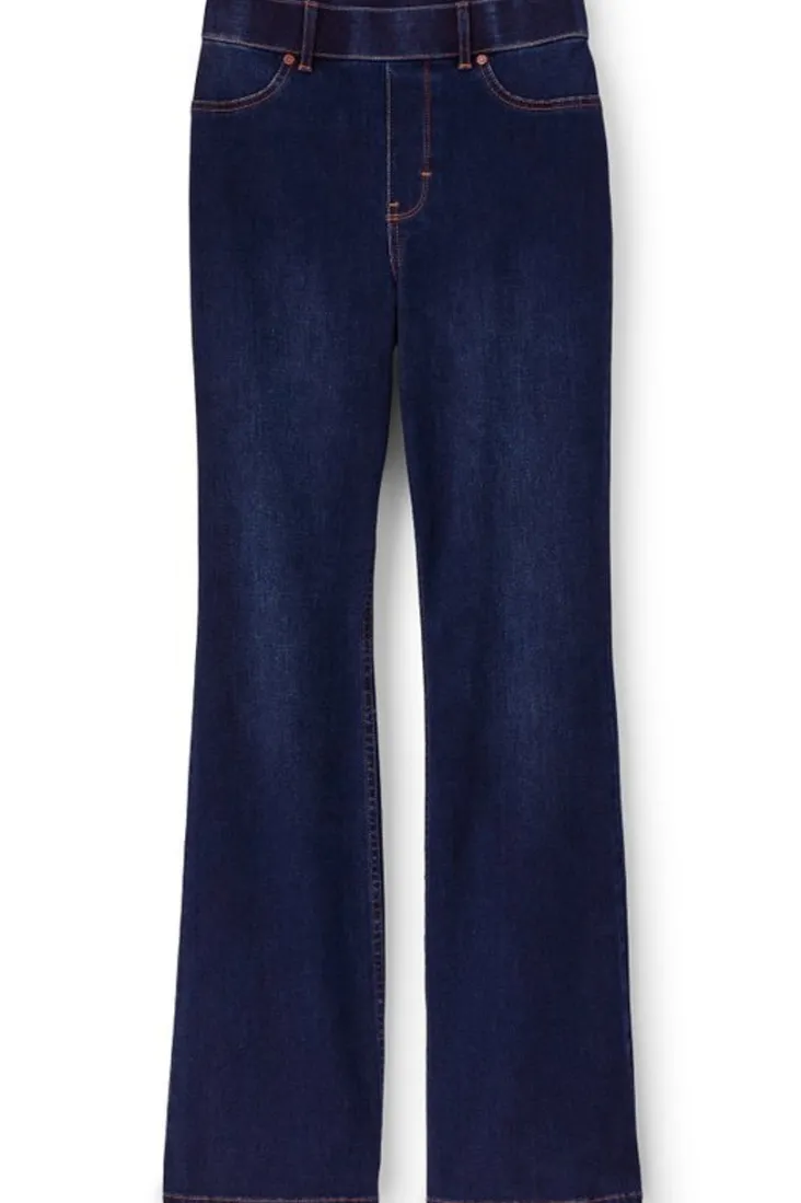 New Soft Surroundings Ultimate Denim Pull-On Bootcut Jeans