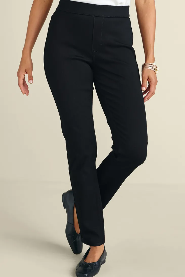 Soft Surroundings Ultimate Denim Pull-On Slim Leg Jeans