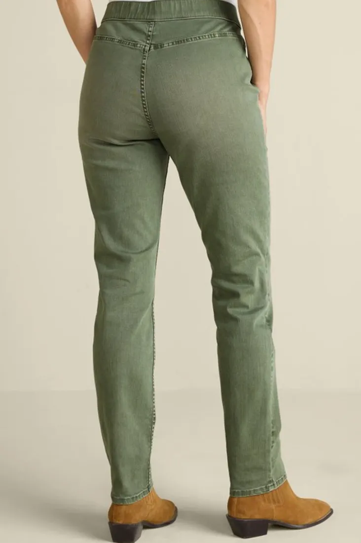 Soft Surroundings Ultimate Denim Pull-On Slim Leg Jeans