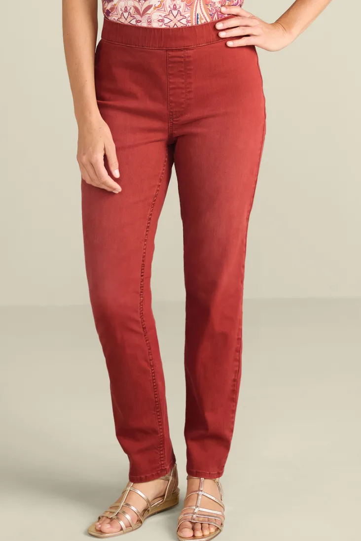Soft Surroundings Ultimate Denim Pull-On Slim Leg Jeans