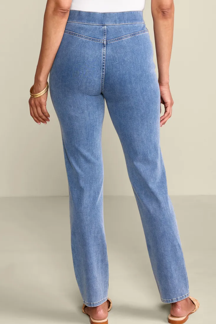 Soft Surroundings Ultimate Denim Pull-On Slim Leg Jeans