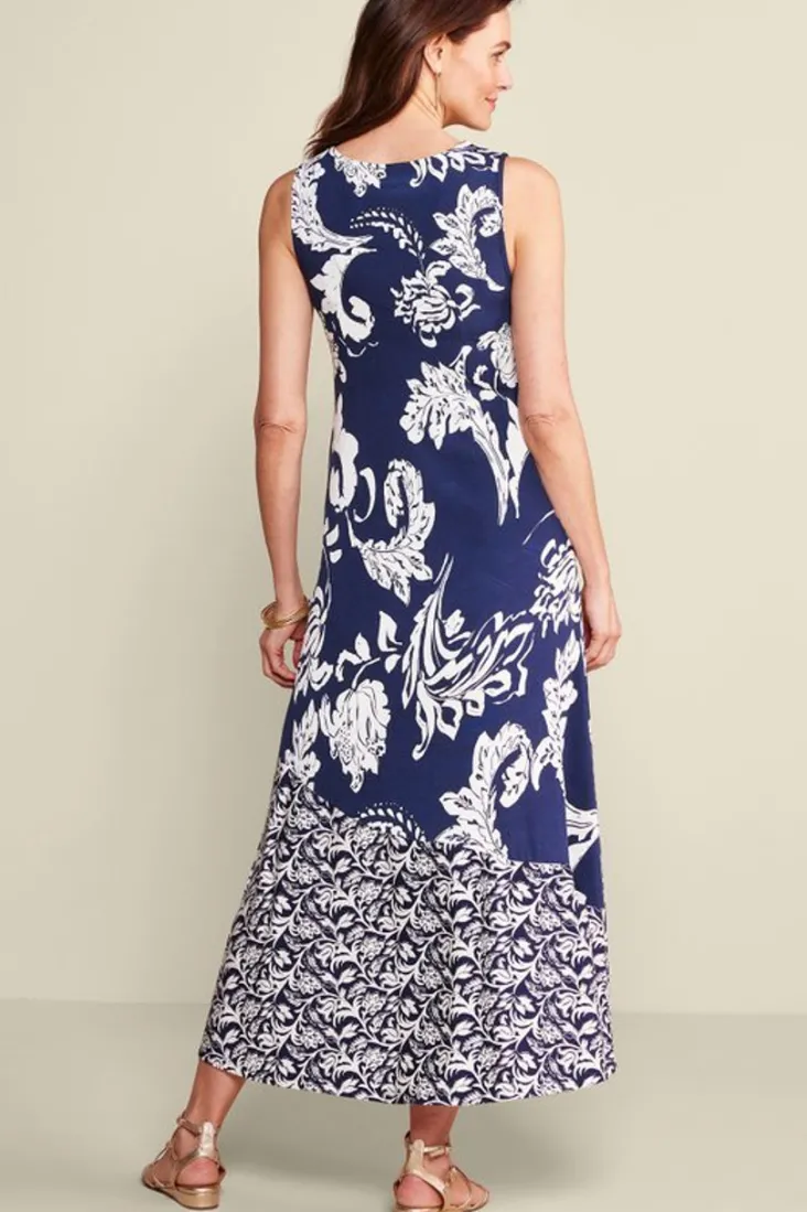 Best Soft Surroundings Vaila Maxi Dress OceanAirScarf/AzoresDi