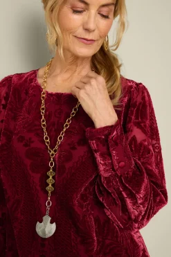 Sale Soft Surroundings Vanetta Velvet Top