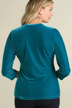 Clearance Soft Surroundings Velvet Alyssa Knit Top