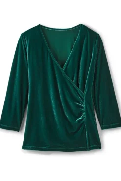 Clearance Soft Surroundings Velvet Alyssa Knit Top