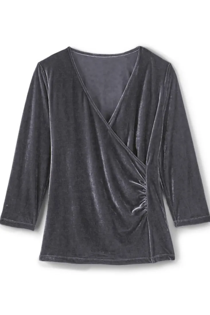 Clearance Soft Surroundings Velvet Alyssa Knit Top