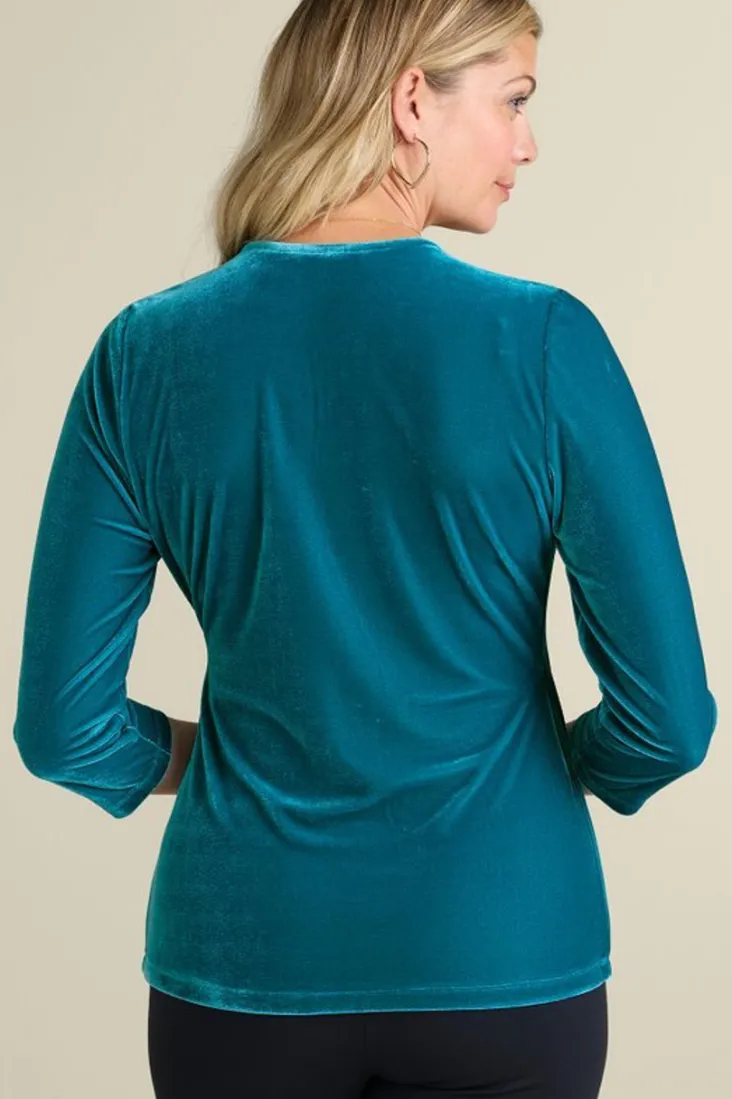 Clearance Soft Surroundings Velvet Alyssa Knit Top