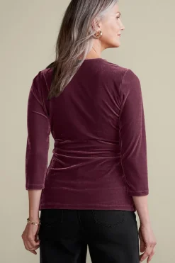 Clearance Soft Surroundings Velvet Alyssa Knit Top