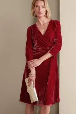 Outlet Soft Surroundings Velvet Hyannis Dress