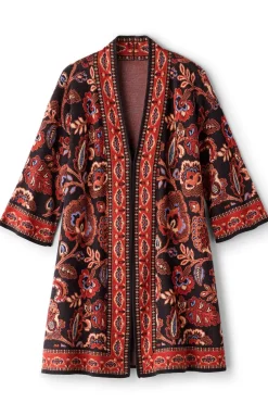 Outlet Soft Surroundings Vitrine Jacquard Cardigan FallGarden