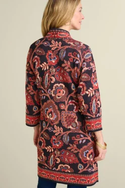 Outlet Soft Surroundings Vitrine Jacquard Cardigan FallGarden