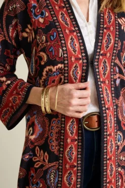 Outlet Soft Surroundings Vitrine Jacquard Cardigan FallGarden