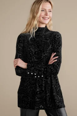 New Soft Surroundings Walden Velvet Turtleneck