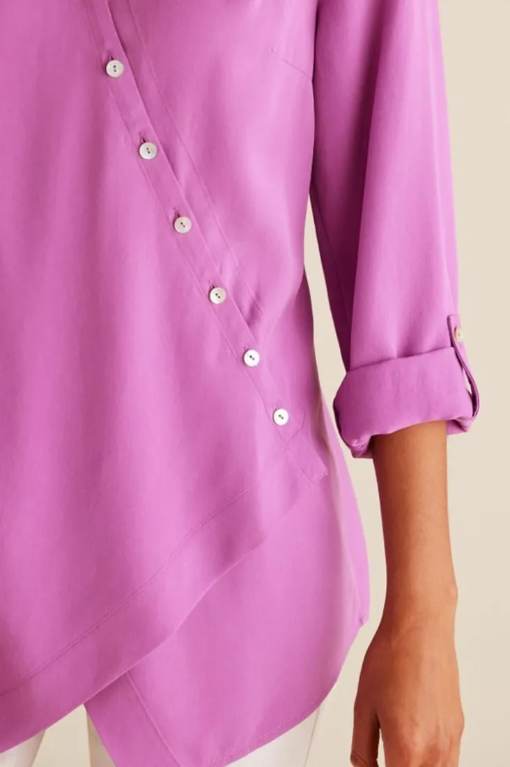 Sale Soft Surroundings Washed Tencel™ Tunic LightWashDenim