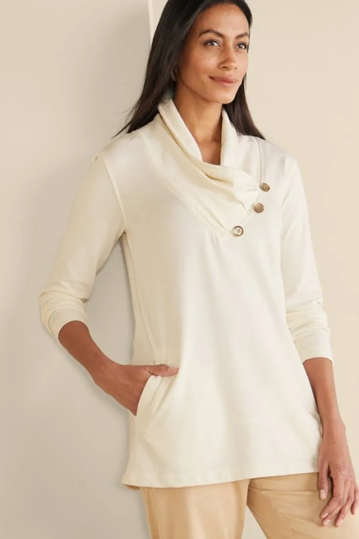 Soft Surroundings Westminster Tunic Sweatshirt