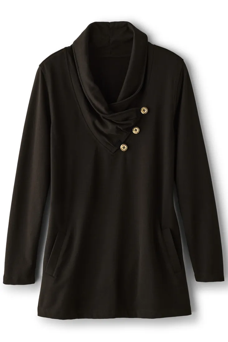 Soft Surroundings Westminster Tunic Sweatshirt