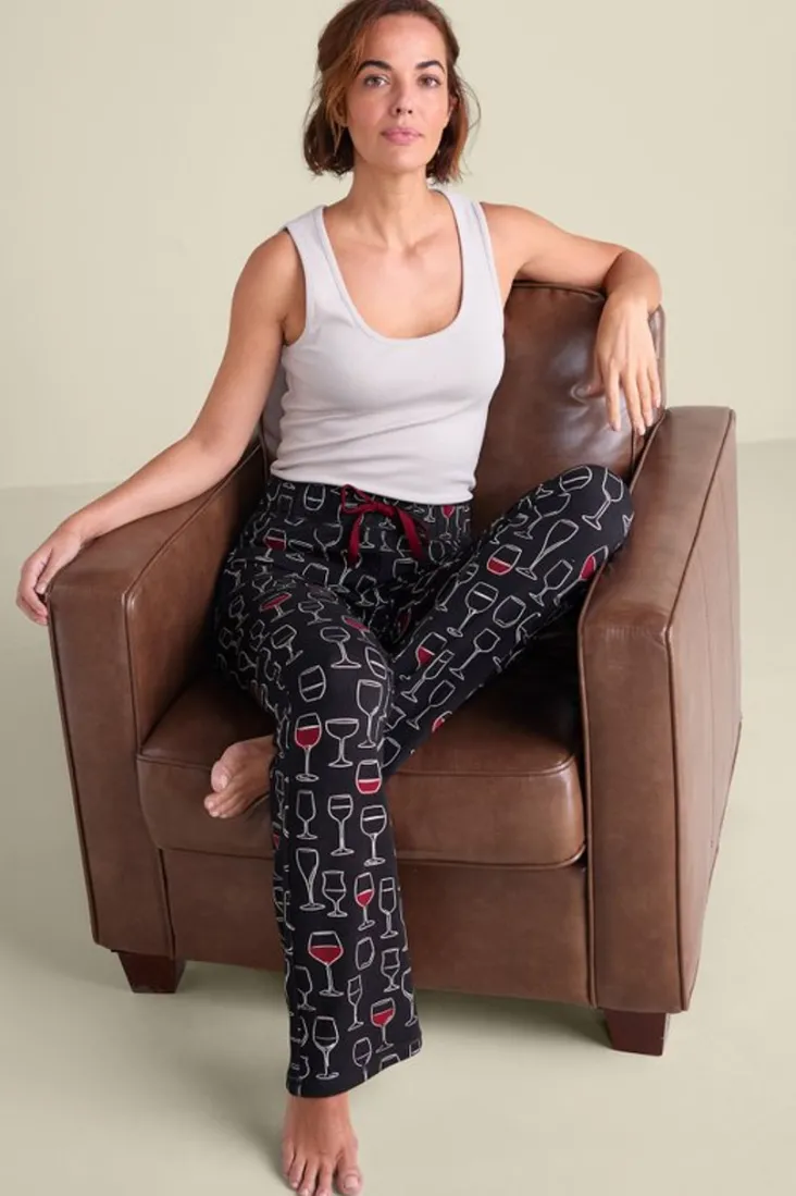 Outlet Soft Surroundings Wine Down Sleep Pants WineDown