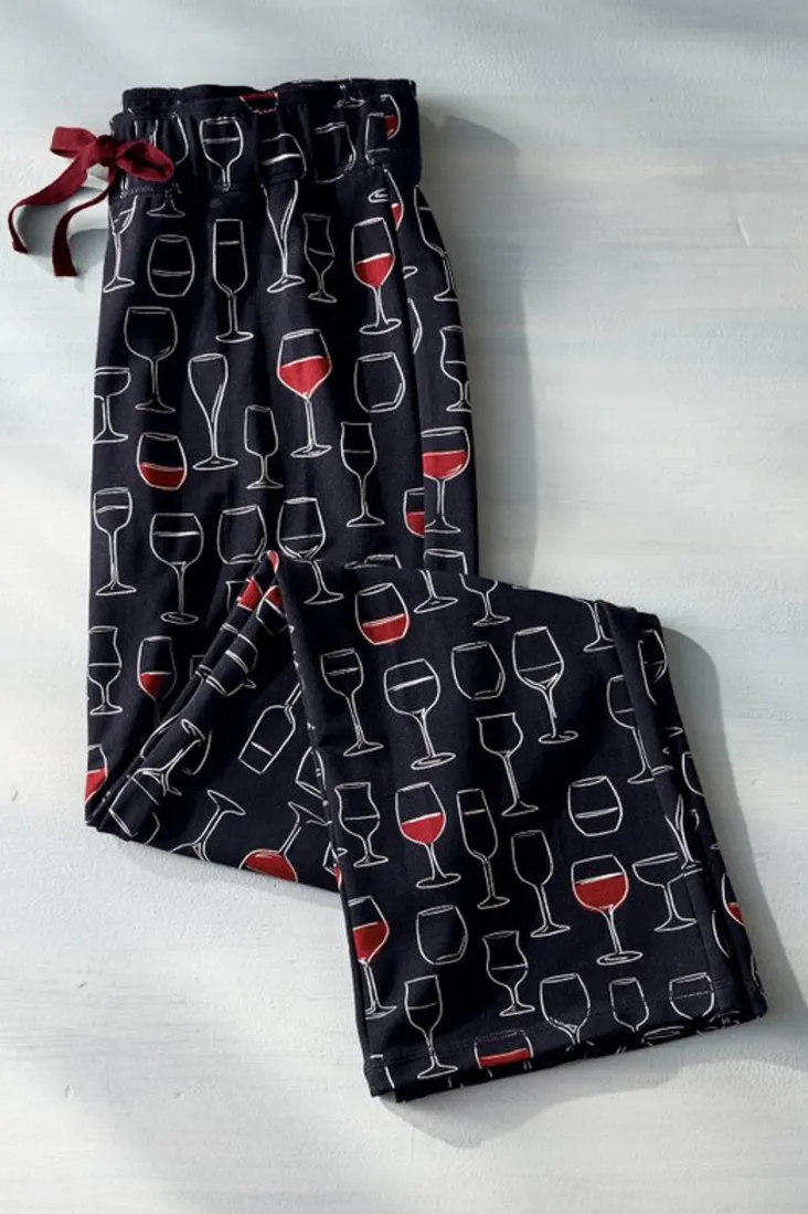 Outlet Soft Surroundings Wine Down Sleep Pants WineDown