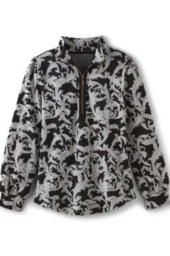 New Soft Surroundings Winona Pullover NeutralScroll
