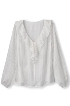 Best Soft Surroundings Xenia Ruffle Top PurpleFloral