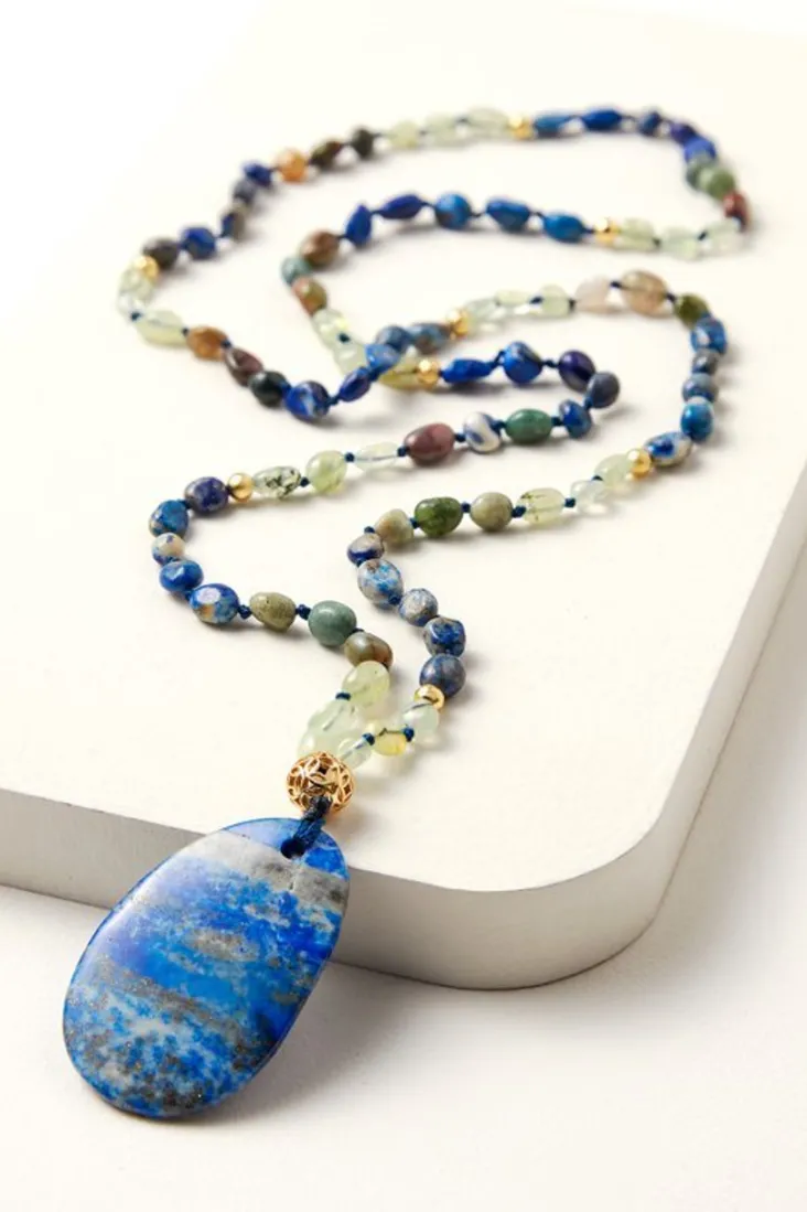 Sale Soft Surroundings Yarra Pendant Necklace Lapis