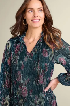 Clearance Soft Surroundings Yvonne Shimmer Top EvalynnGarden
