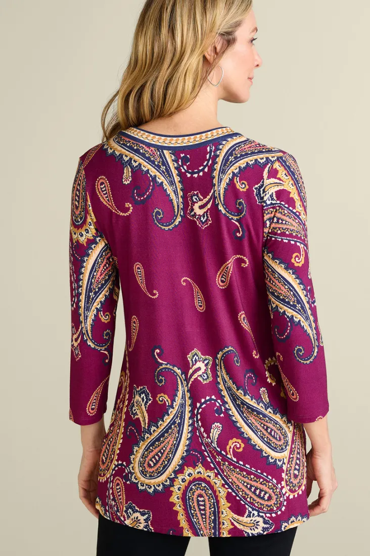 Soft Surroundings Zennia Printed Tunic OsteriaScarf