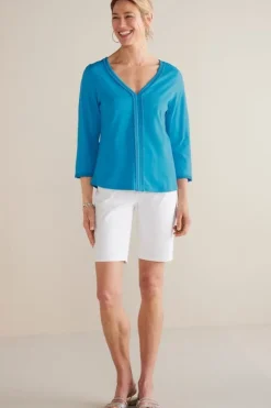 Outlet Soft Surroundings Zoey Tee SunkistCoral
